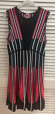 Gently Worn M Missoni Multicolor Sleeveless Knit Dress Size L • $15