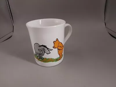 Vintage Winnie The Pooh And Eeyore Birthday Quote Mug Tigger Disney AA Milne • £8.45