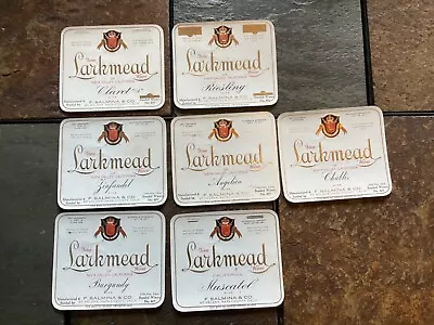 Vintage Early Larkmead F. Salmina & Co. St. Helena Napa County Wine Labels • $14.99