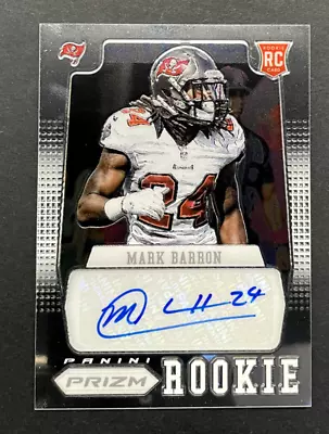 2012 Panini Prizm - Mark Barron #280 Tampa Bay Buccaneers - ROOKIE AUTO /399 • $5