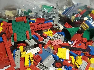 Lego Lot Authentic 3 1/2 Lb Parts Pieces Misc Bulk Extra Clean Some New In Bag • $26.91