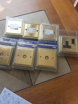 £22.50 • Buy Reduced - Brass Sockets Connection Units Co Axial Socket Job Lot