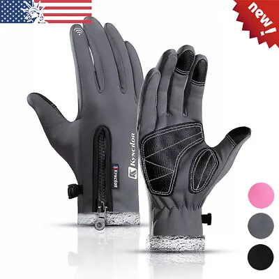 Mens Winter Gloves Touch Screen Cold Weather Warm Gloves Freezer Work Gloves • $10.99