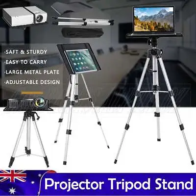 $38.99 • Buy Projector Tripod Stand Aluminium Adjustable For Laptop With Tray Bag 140cmHeight