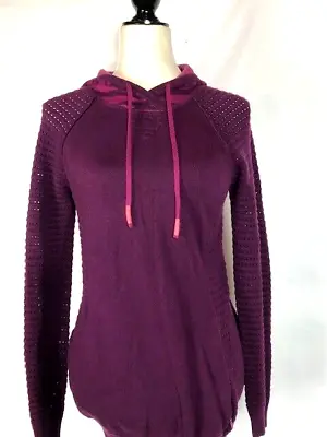 Title Nine Purple Cotton Blend Hoodie Women’s Size Small Long Sleeve Pockets EUC • $9.99