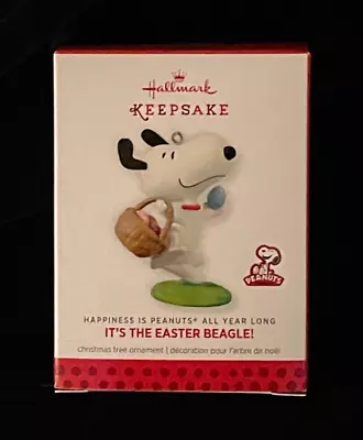 Hallmark HAPPINESS IS PEANUTS ALL YEAR LONG Ornament #9 IT'S THE EASTER BEAGLE • $17