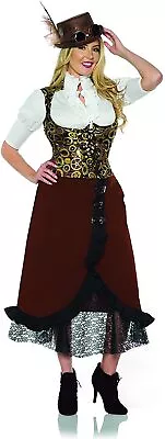 Underwraps Steampunk Vest Brown Adult Women Costume Accessory 29999 • $11.43