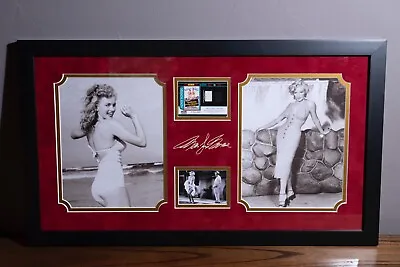 Marilyn Monroe Framed Art Limited Edition Swatch Americana Panini Movie Poster • $99.99