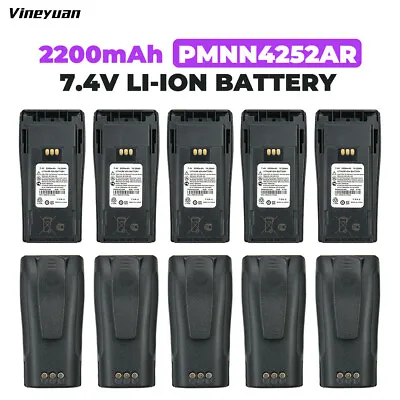 10X 2200mAh PMNN4252AR Replacement Battery For Motorola CP040 CP140 DP1400 Radio • $230