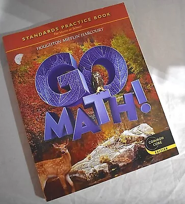 $0.99 • Buy Go Math! Standards Practice Paperback Book By Houghton Mifflin Harcourt
