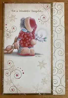 'Wonderful Daughter' Me To You Christmas Card - Tatty Bear Teddy - 9 X6  - Xmas • £2.50