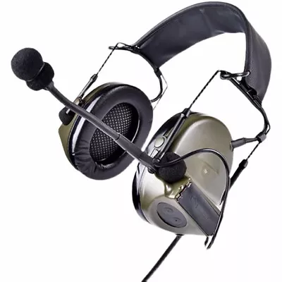 Tactical Headgear Helmet Pickup Military Noise Cancelling Communications Headset • $56.36