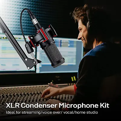 Microfono De Inalambrico Condensador XLR Estudio Grabacion Podcast Profesional • $76.17