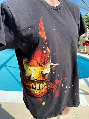 The Batman Who Laughs DC Comics Vtg Black T Shirt Mens XL • $35