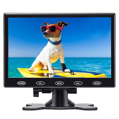 7  Security CCTV Monitor Display HDMI VGA BNC USB Input For PC Office CCTV Pi • $49.99