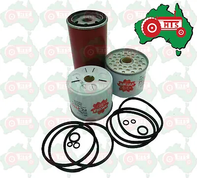 Tractor Oil & Fuel Filter Kit Fits For Massey Ferguson 135 165 154 154-4 240 245 • $34.99