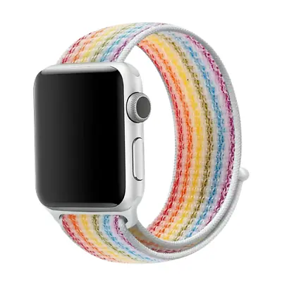 For Apple Watch Strap Nylon Band IWatch Series 9 8 7 6 5 4 3 SE 38 40 42 44 45mm • £4.85