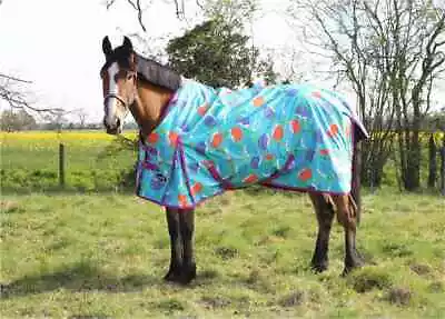 No Fill 600D Lightweight Turnout Horse Rug 0g Standard Neck Hedgehog Printed Rug • £42.99