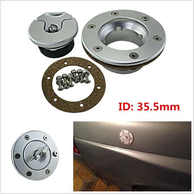 Billet Aluminum Aircraft Style Fuel Cell Gas Cap With 6 Hole Anodized Universal • $35.90