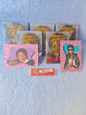 ....5 Packs......Vintage 1984 Topps MICHAEL JACKSON Trading Cards Box • $9.75