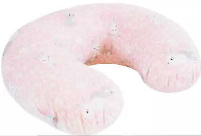 £7.99 • Buy BREASTFEEDING PILLOW COVER SOFT COTTON MATERNITY NEWBORN NURSING Bunny Pink
