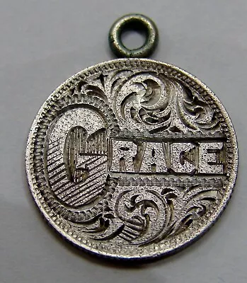 Canada Victoria Type Silver 10 Cents  LOVE Token - GRACE • $26