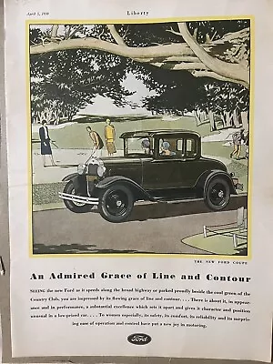 1930 Ford Model A Advertising Sheet • $35