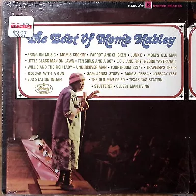 Mom's Mabley  The Best Of Mom's Mabley  Mercury Records  Comedy Vinyl Lp 191-60 • $7.49