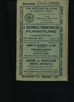 Lynn MA City Directory 1927 Massachusetts  R L Polk • $85