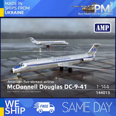 AMP 144-013 1/144 Douglas Dc-9 /40 SAS Swedeweys Plastic Model Kit • $43.99