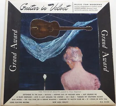 George BARNES OCTET / GUITAR IN VELVET * 1957 * Grand Award G.A. 33-358 EXC • $15