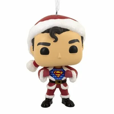 $14.99 • Buy Hallmark Funko POP! DC Comics Superman Holiday Sweater And Santa Suit Ornament