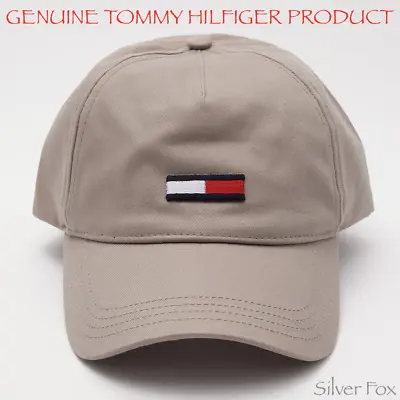 Genuine Tommy Hilfiger Tommy Jeans Warm Stone Flag Cap Hat Brand New With Tags • $39.95