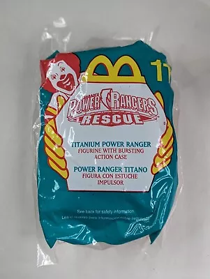 2000 Mcdonalds Power Rangers Rescue Happy Meal Toy Titanium Ranger - #11 -new • $4.99