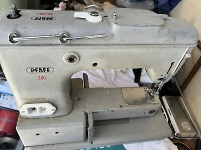 Vintage Pfaff 360 Zigzag Free Arm Travel Sewing Machine Working • $250