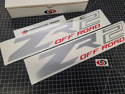 ZR2 OFF ROAD Racing Decals (2-Pack) Fender Stickers 17  ZR-2 Colorado  2015-2023 • $24.95