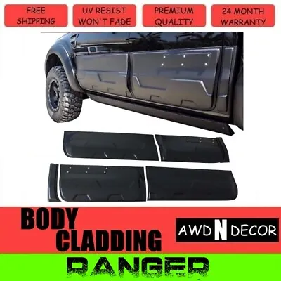 $179.99 • Buy Side Door Body Cladding Guard For Ford Ranger PX PX2 PX3 Double Cab 2012-2022
