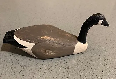 Miniature Goose Decoy Signed Thomas Peters Rodanthe NC • $175
