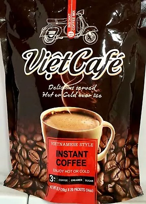 VietCafe 3-In-1 Instant Vietnamese Coffee Mix 20 Sachets X 20g~SALE • $12.99