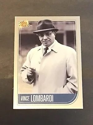 2021 Pieces Of The Past Vince Lombardi Silver Foil SP3 Green Bay Packers • $1.99