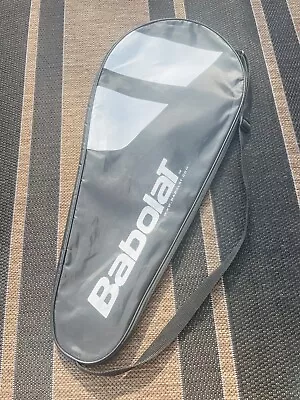 🔥 Babolat • Black & White • Tennis Racquet Zip Close Shoulder Carry Case Bag • • $15.95