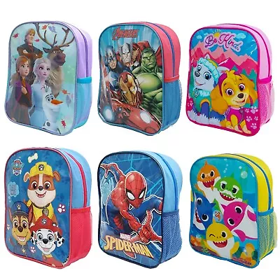 Boys Girls Kids Backpack Junior Toddlers Character Rucksack School Lunch Bag • £7.50