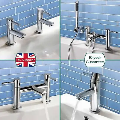 £31.88 • Buy Nes Home Sink Basin Mono Bath Filler Bathroom Shower Mixer Chrome Brass Tap 