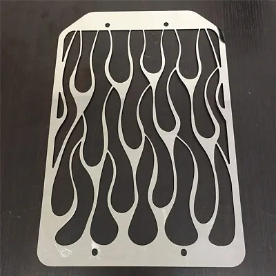 Stainless Flame Radiator Grille Cover For Kawasaki Vulcan VN 1500/VN 1700 Chrome • $54.42