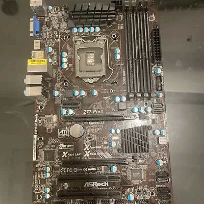 Z77 Pro3 Motherboard UNTESTED • $30