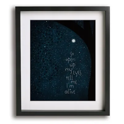 Mumford & Sons | Believe - Modern Music Song Lyric Wall Art Print Poster Decor • $19.99