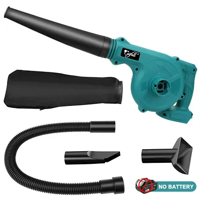 Cordless Air Blower For Makita 18v Garden Snow Dust Leaf Electric Suction Vacuum • £12.98