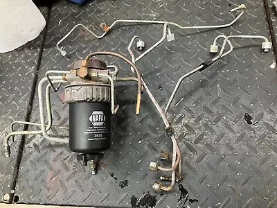 Perkins 4 Cylinder Diesel Fuel Injection Line Set & Filter Unit 1000 Series Etc • $179.99