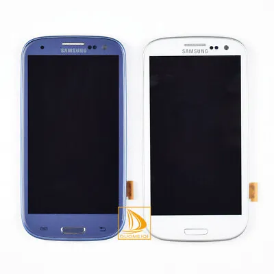 For Samsung Galaxy S3 I9300 Touch Screen Digitizer LCD Screen Assembly + Frame • $28.82