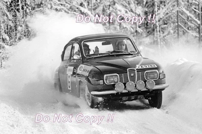 £4 • Buy Simo Lampinen Saab 96 V4 KAK Rallyt Sweden 1969 Photograph